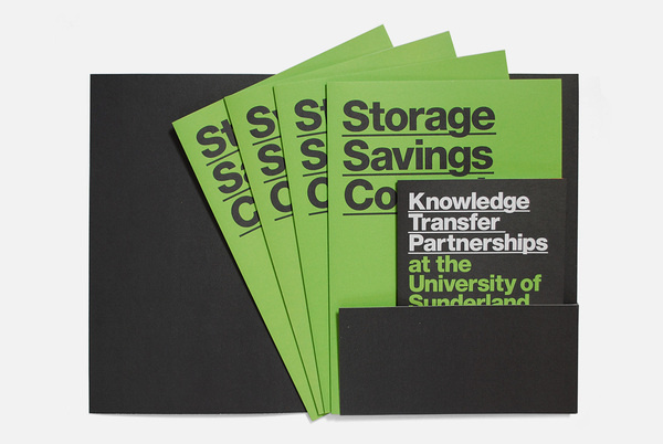 University of Sunderland Software City MARK #underline #print #folder #brochure