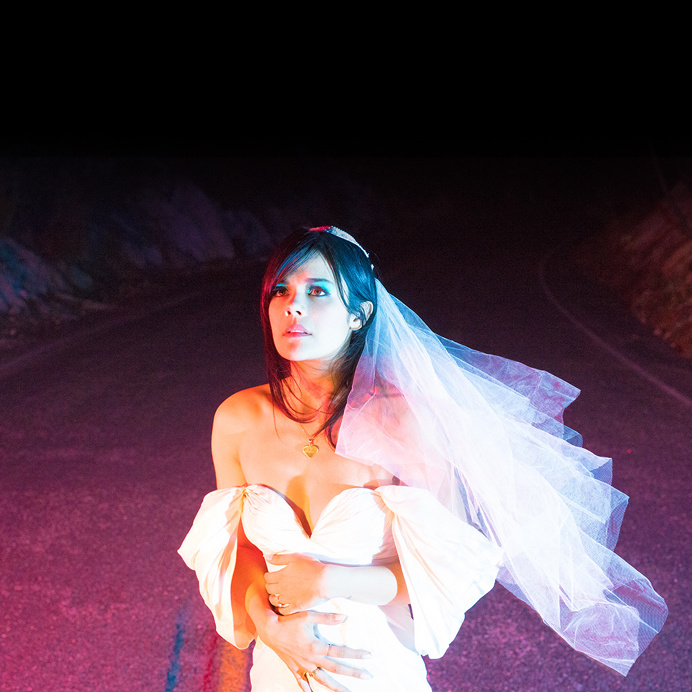photography, neil krug, bat for lashes, bride, neon