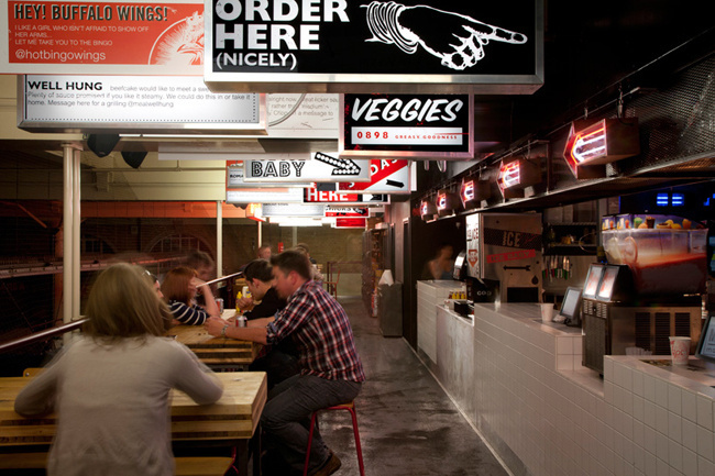 GRAPHIC AMBIENT » Blog Archive » Meat Market, UK #graphics #wall