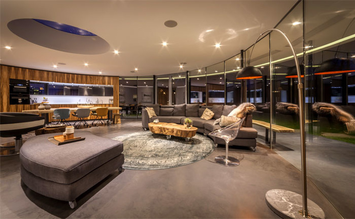 Villa with 360 Degree View by 123DV - InteriorZine