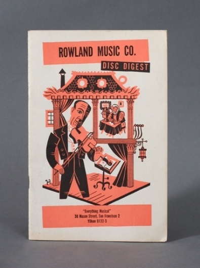Jim Flora Disc Digest Booklet #jim #flora #modern #illustration #mid #vintage #century #ephemera