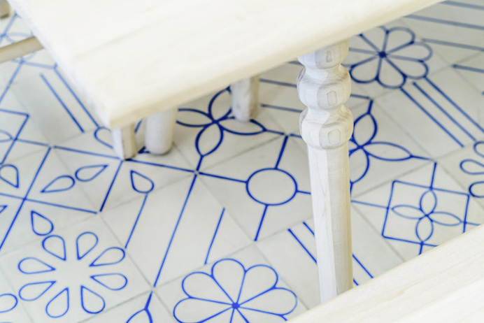 Heavenly White & Blue Churreria El Moro [Mexico City] | Trendland