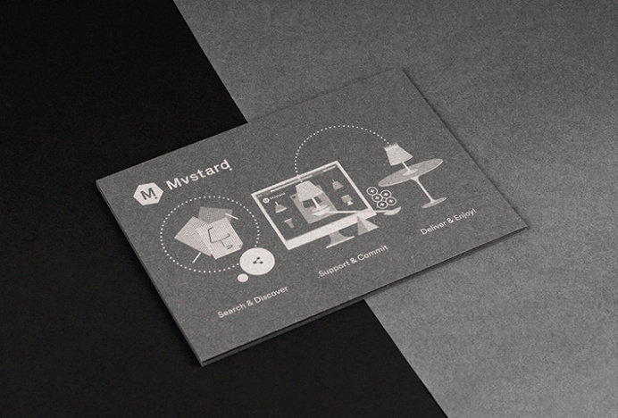 Mvstard! by Think Work Observe #brand design #stationery #business card