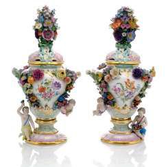 Pair Of Ornamental Vases #Sets #Teasets #Porcelainsets #Antiqueplates #Plates #Wallplates #Figures #Porcelainfigurines #porcelain