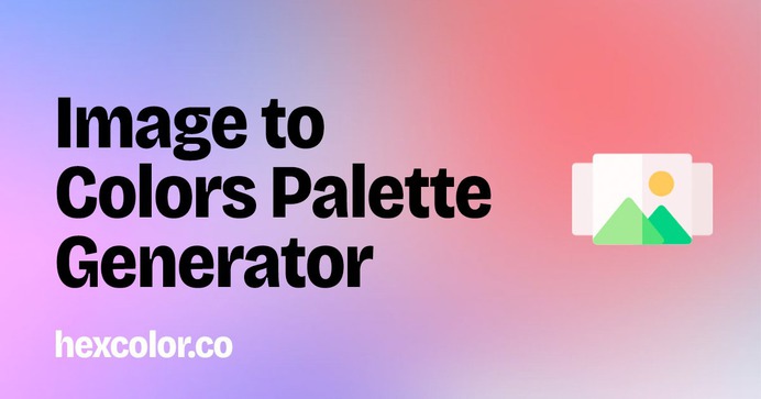 Our color palette generator extracts colors from any photo on upload. Then just copy the HEX codes from the color palette app with a simple click!