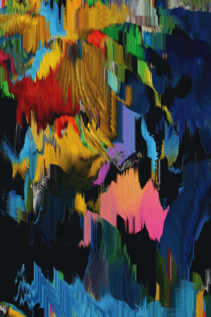 Mesmerised Reality by Quentin Deronzier #glitch #colors #paint #distort #graphic