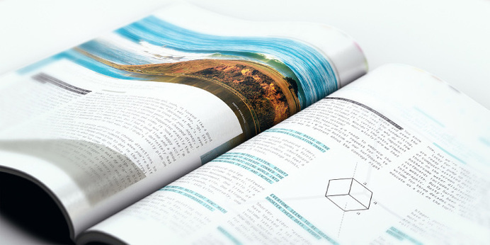 Surfing Magazine Editorial 2012 - Joy Stain #surf #surfing #print #spread #layout #editorial #magazine #typography