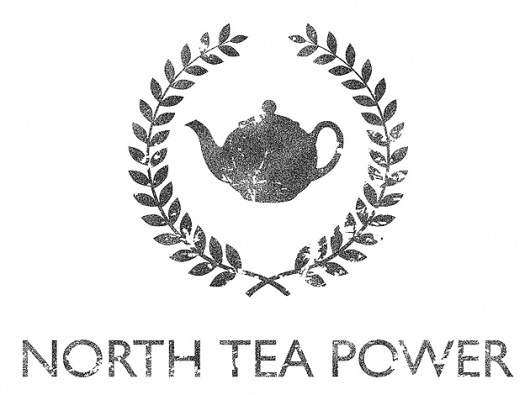 NORTH TEA POWER #branding #uk #tea #ivy #logo