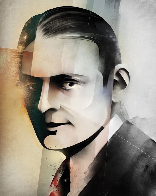 The New Republic - T.S. Eliot by Alexey Kurbatov #republic #alexey #t #kurbatov #the #s #eliot #illustration #magazine #new