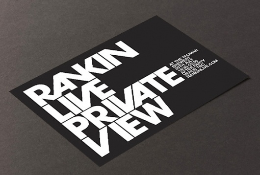 Rankin Live on the Behance Network #them #invite #white #themdesign #print #rankin #black #photography #and #www