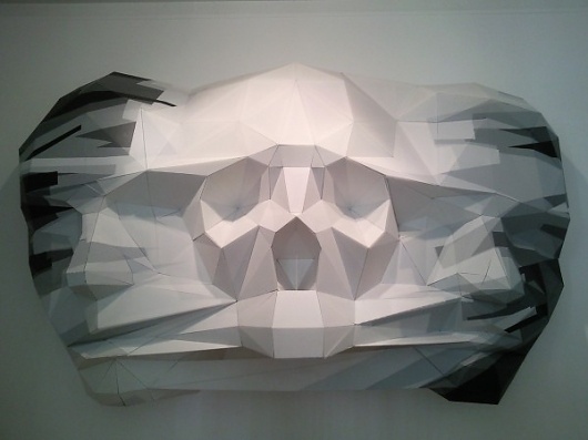 The Art of Geometry | Colossal #geometry #look #poly #skull #low
