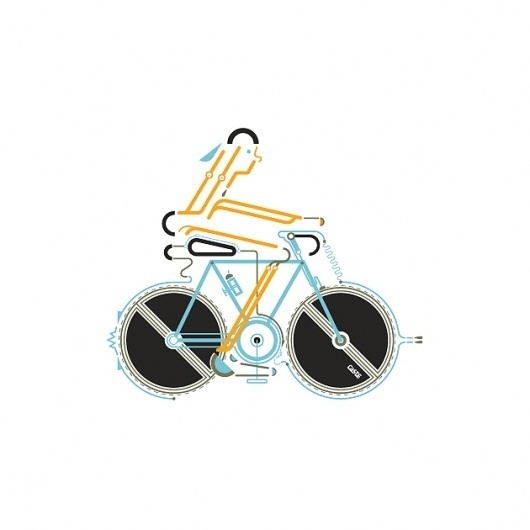 Leandro Castelao / Bike #illustration #design #graphic #bike