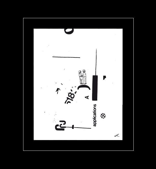 9CD19 on @Behance #canefantasma #manes #illustration #letraset