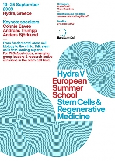 Graphical House - Euro Stem Cell #grids #posters #typography