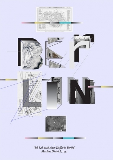 -Berlin : INESNEPOMUCENO #illustration #berlin #typography