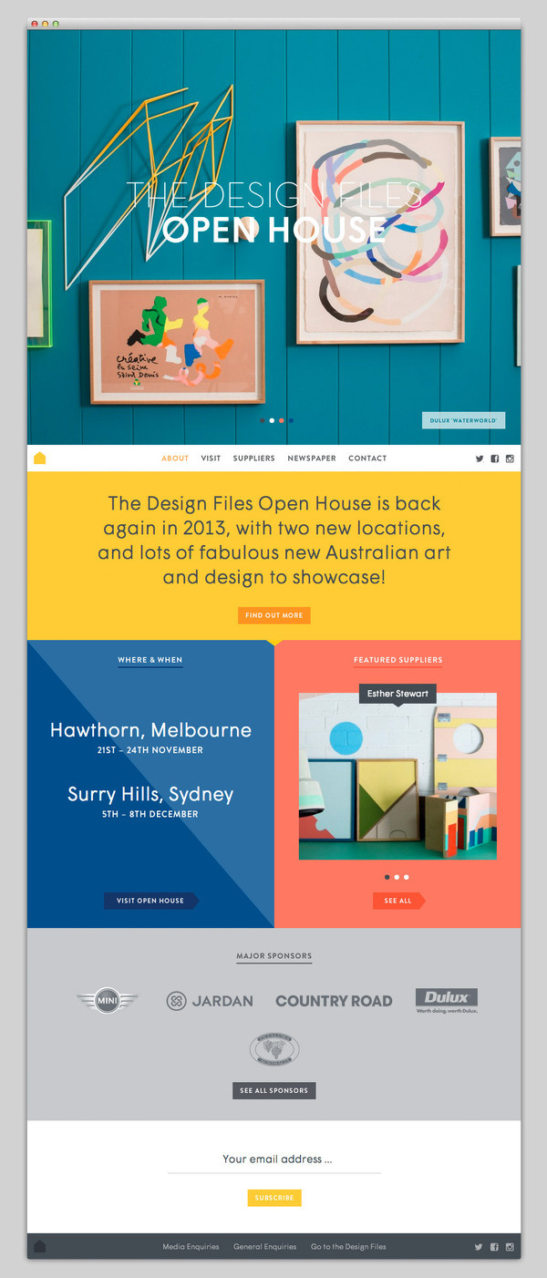 The Design Files Open House In Web Design One