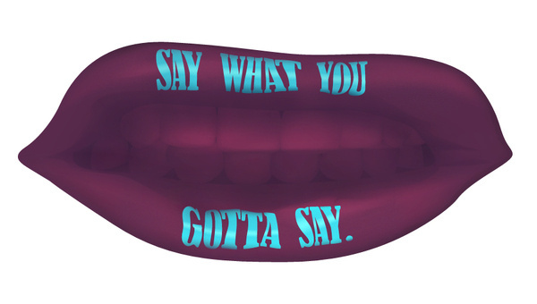 Say what you gotta say. ANONYMOUS MAG #mag #oconnell #anonymous #james #illustration #typography