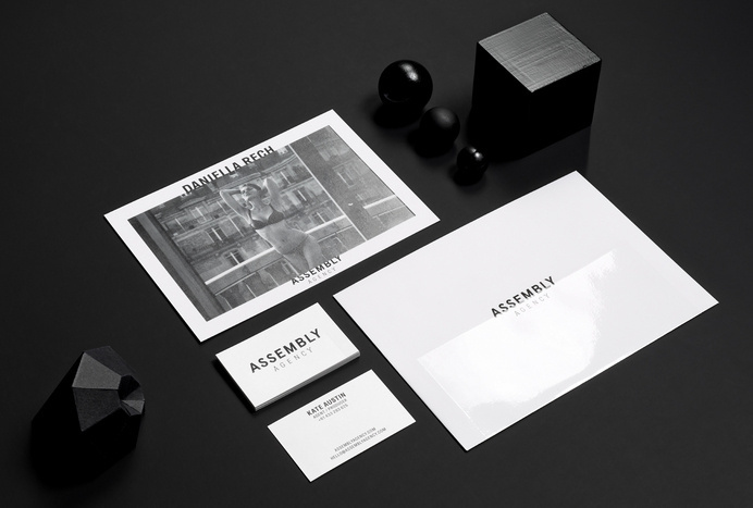 duo d uo | creative studio | Assembly Agency – branding #foiling #gloss #business #design #black #collateral #cards