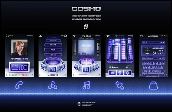 Cosmo by ~Flahorn on deviantART #phone #interface