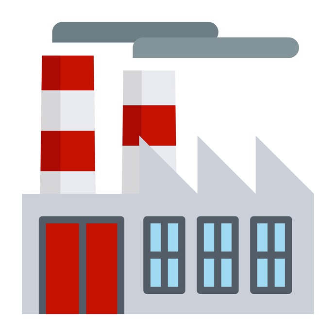See more icon inspiration related to factory, industry, pollution, industrial, contamination, buildings and landscape on Flaticon.