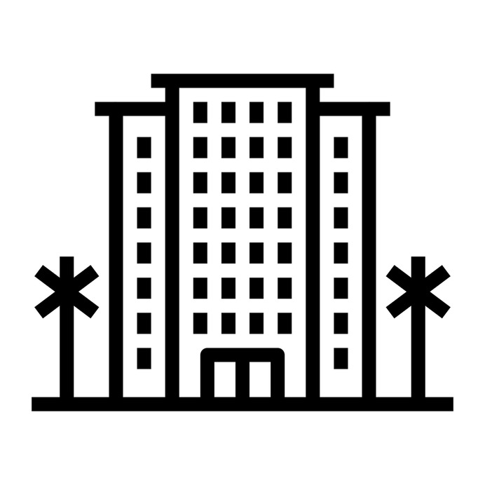 See more icon inspiration related to hotel, resort, trip, home, buildings, holidays, vacations and architecture and city on Flaticon.