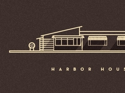 Dribbble - Harbor House by Sahand Nayebaziz #illustration #building #architecture