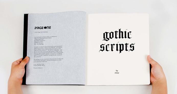 gothic scripts by michelle wong