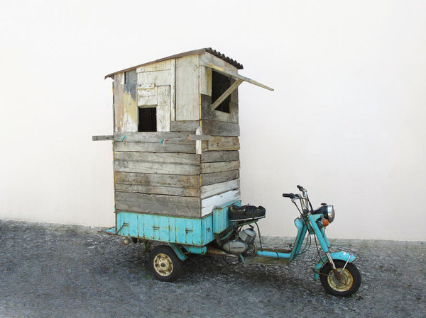 makeshift dwellings made uninhabitable by carlos nogueira #house #art
