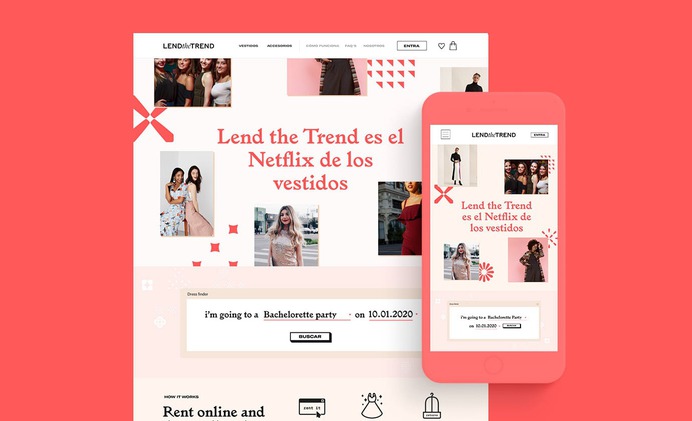 Lend The Trend - Mindsparkle Mag Firmalt Agency designed Lend the Trend – an online dress rental platform designed to be easy, fun & feminine. #logo #packaging #identity #branding #design #color #photography #graphic #design #gallery #blog #project #mindsparkle #mag #beautiful #portfolio #designer