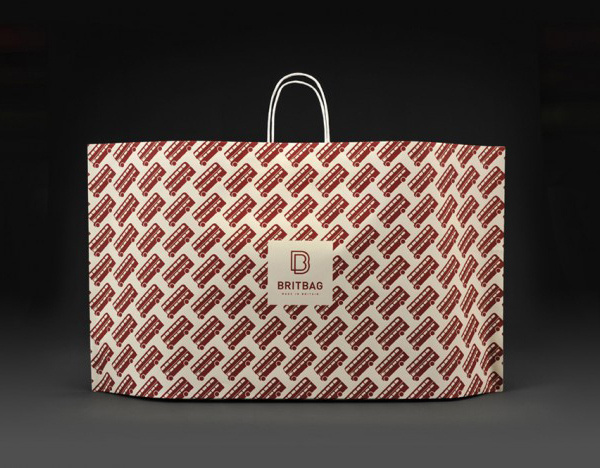 BritBag designed by Salad #logo #branding