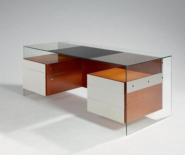 Desk #glass #wood #design #desk