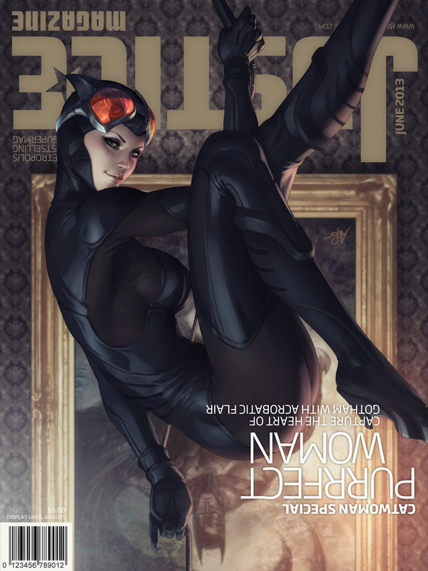 Justice Mag Catwoman by Artgerm on deviantART #lau #catwoman #stanley #batman