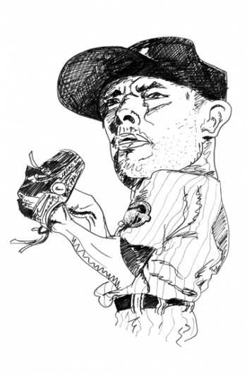 Andrew Merritt / ILLUSTRATIONS #ink #sketches #illustration #pen #and #baseball