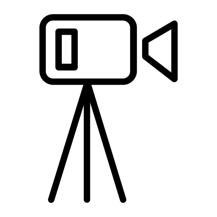 See more icon inspiration related to camera, videocamera, record, video, music and multimedia, entertainment, recording, electronics, recorder, communications and technology on Flaticon.