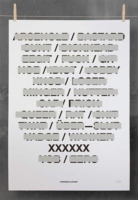 The Best Part - A Daily Art and Design Blog: Editions of 100 #posters #typography