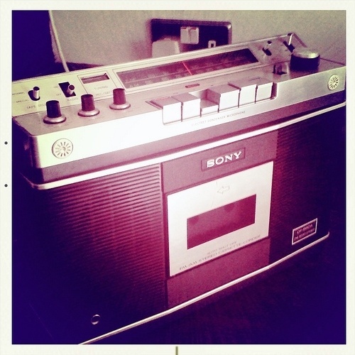 New Portable Tunes Solution | Flickr - Photo Sharing! #cassette #deck #stereo #sony #photography #vintage #music