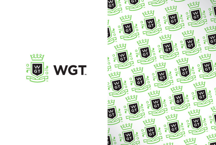 world golf tour identity #logo #pattern
