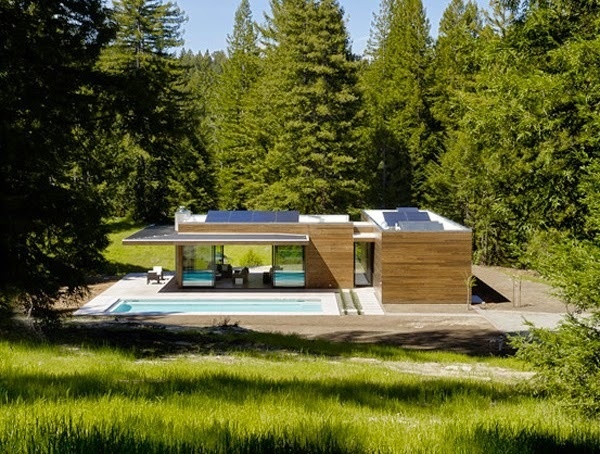 Marra Road Weekend House in California #interior #design #architecture