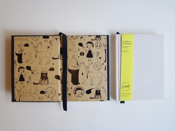 Tu Livre » Paper goods, type & print » Cuadernos Tela #notebook #white #black #and