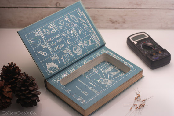 Vintage Hollow Book Safe Electronics For Everybody #safe #electronics #retro #books #book #hollow #etsy #vintage