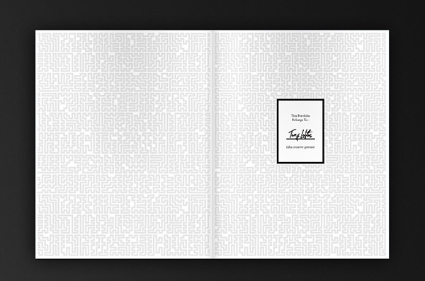 Tony Loftus Portfolio Book on Behance #simplicity #minimal #texture