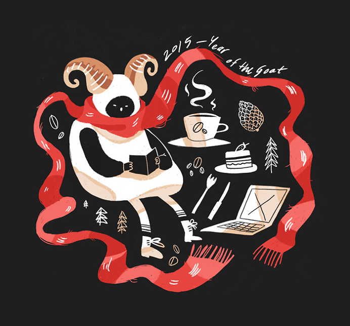 Chinese Year of the Goat / Coffee packaging