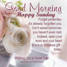 - Good Morning