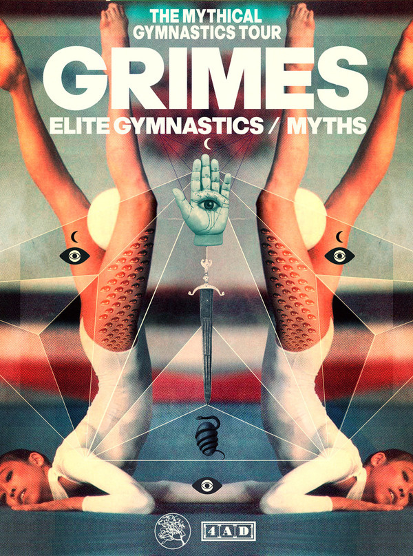 GRIMES TOURPOSTER0 800px_800 #design #geometry #poster