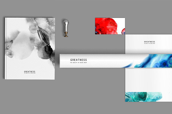 Greatness on Behance #branding #stationary #packaging #design #set #illustration #posters