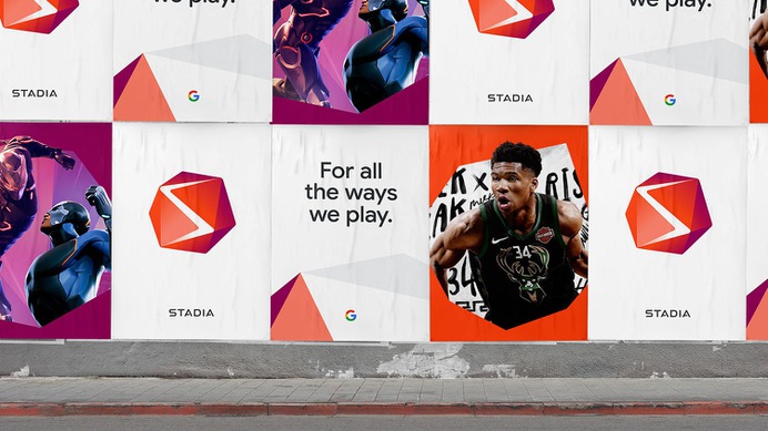Google Stadia Branding - Mindsparkle Mag In partnership with Google and Google Creative Lab, Deutsch sought to capture and elevate the service's guiding principle: one place for all the ways we play. #logo #packaging #identity #branding #design #color #photography #graphic #design #gallery #blog #project #mindsparkle #mag #beautiful #portfolio #designer