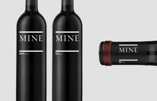 Brave Nu Digital / Mine Wine #packaging #identity