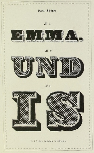 Guide graphique de l'imprimeur en 1848 | La boite verte #typography