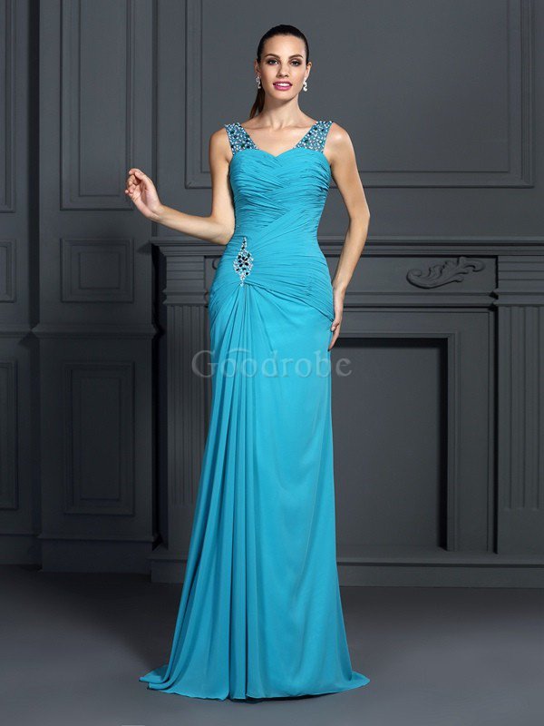 Robe de bal longue de lotus de tour de ceinture en haute avec chiffon de traîne courte
