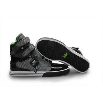 Supra TK Society Shoes Black Gray High Top #shoes